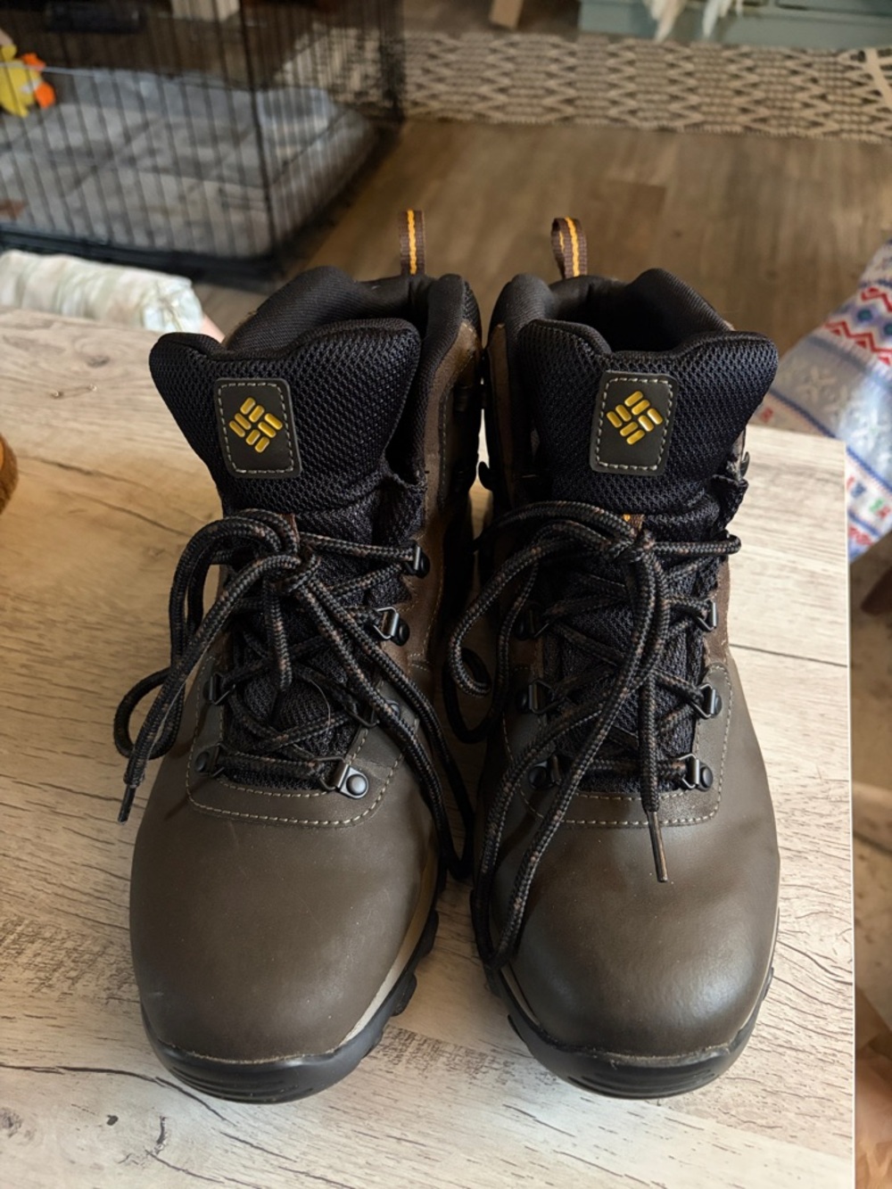 Columbia Brown and Black Waterproof Hiking Boots
